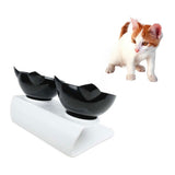 Plastic Double Non-slip Pet Bowl For Dogs Puppy Cats Food Water Feeder Pets Feeding Dishes Dog Bowls Pet Feeding Supplies
