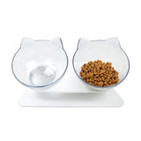 Plastic Double Non-slip Pet Bowl For Dogs Puppy Cats Food Water Feeder Pets Feeding Dishes Dog Bowls Pet Feeding Supplies