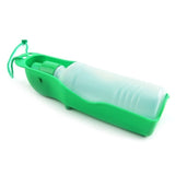Plastic portable pet dog outdoor drinking water bottle