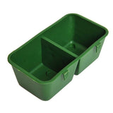 Plastic square bird parrot starling feeder bird house bird pet cage water food feeding