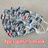Pm2.5 kn95 Mask Fine Air Filter Wholesale Anti Odor Smog Custom Cotton Pollen Dust Mouth Face Mask kf94 3200
