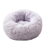 Portable Puppy Warm Pet Dog Litter Pad Round Sleeping Fashion Comfortable Pet Bed Nest Washable Pet Dog Soft Long Plush House