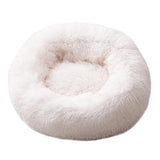 Portable Puppy Warm Pet Dog Litter Pad Round Sleeping Fashion Comfortable Pet Bed Nest Washable Pet Dog Soft Long Plush House