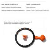Portable Sport Hoops Yoga Waist Exerciser Hoop Detachable Belly Abdominal Muscle Trainer Circle Loss Weight Fitness Equipment