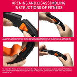 Portable Sport Hoops Yoga Waist Exerciser Hoop Detachable Belly Abdominal Muscle Trainer Circle Loss Weight Fitness Equipment