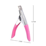 dasda  Professional Nail Art Clipper Cutter UV Gel False Nail Tips Edge Cutters Stainless Steel U One Word Clippers Manicure Tool TSLM2