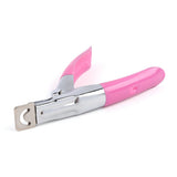 dasda  Professional Nail Art Clipper Cutter UV Gel False Nail Tips Edge Cutters Stainless Steel U One Word Clippers Manicure Tool TSLM2