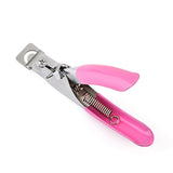 dasda  Professional Nail Art Clipper Cutter UV Gel False Nail Tips Edge Cutters Stainless Steel U One Word Clippers Manicure Tool TSLM2