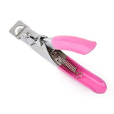 dasda  Professional Nail Art Clipper Cutter UV Gel False Nail Tips Edge Cutters Stainless Steel U One Word Clippers Manicure Tool TSLM2