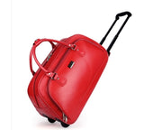 Pu Kabine Internat Gepäck Taschen Roll Tasche Mit Rädern Reisen Trolley Tasche Auf Rädern Für Männer Reise Seesack Rädern Reise taschen