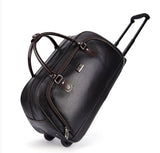 Pu Kabine Internat Gepäck Taschen Roll Tasche Mit Rädern Reisen Trolley Tasche Auf Rädern Für Männer Reise Seesack Rädern Reise taschen