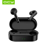 QCY T3 TWS Fingerprint Touch Wireless Headphones Bluetooth V5.0 3D Stereo Dual-Mic Noise cancelling earphones