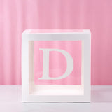 QIFU Transparent Box Wedding Decor Baby Shower Boy Girl Event Party Supplies Christening First Birthday Party Decor Babyshower