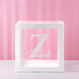 QIFU Transparent Box Wedding Decor Baby Shower Boy Girl Event Party Supplies Christening First Birthday Party Decor Babyshower