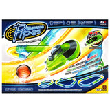 RC toy car children tubes Racing trucks Remote control speed tubes car race track Flash light DIY building tube set Toys
