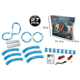 RC toy car children tubes Racing trucks Remote control speed tubes car race track Flash light DIY building tube set Toys