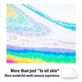 dasda  Rainbow Cloud Salt Essential Oil Bathing Ball Bubble Exfoliating Moisturizing Skin Care Props Natural Bubble Bath Bombs Ball