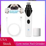Rechargeable Pet Nail Grinder Electric Cat Dog Nail Grooming Professional Pets Paws Nails Cutter Nail Clippers USA Dropshipping