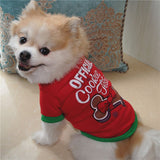 Red Pet Dog Clothes Puppy Small Dog Coat Shirt Soft Cotton Warm Dog Clothes Shih Tzu Pomeranian Dog Coat for Spring Autumn