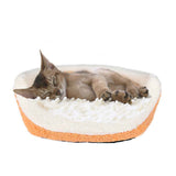 Removable Cat Sleeping Bag Sofas Mat Hamburger Dog House Short Plush Small Pet Bed Warm Puppy Kennel Nest Cushion Pet Products