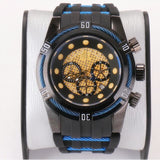 Reserve unbeaten Luxury brand Large dial 52mm Luminous Chronograph Complete Calendar Men's Silicone Multifunction Quartz watch