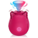 Rose Shape Vagina Sucking Vibrator Intimate Good Nipple Sucker Oral Licking Clitoris Stimulation Massager Sex Toys for Women