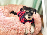 Round Dog Bed Washable long plush Dog Kennel Cats House Super Soft Cotton Mats Sofa For Dog Chihuahua Best Pet Bed For Cat Bed