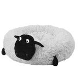 Round Dog Bed Washable long plush Dog Kennel Cats House Super Soft Cotton Mats Sofa For Dog Chihuahua Best Pet Bed For Cat Bed