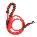 Round Nylon Dog Leather Leash Reflective Large Dog Leash Round Rope Pet Running Tracking Leashes Pet Products Dog Collar Leash