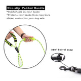 Round Nylon Dog Leather Leash Reflective Large Dog Leash Round Rope Pet Running Tracking Leashes Pet Products Dog Collar Leash