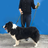 Round Nylon Dog Leather Leash Reflective Large Dog Leash Round Rope Pet Running Tracking Leashes Pet Products Dog Collar Leash