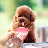 Rubydink 350ML 500ML Portable Pet Dog Water Bottle Travel Puppy Cat Drink Bowl Outdoor Outside Pet Feeder Dispensador Agua Perro