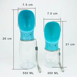 Rubydink 350ML 500ML Portable Pet Dog Water Bottle Travel Puppy Cat Drink Bowl Outdoor Outside Pet Feeder Dispensador Agua Perro