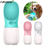 Rubydink 350ML 500ML Portable Pet Dog Water Bottle Travel Puppy Cat Drink Bowl Outdoor Outside Pet Feeder Dispensador Agua Perro