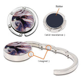 Portable Folding Bag Hook Purse Handbag Hanger Women's Bag Storage Holder for Indoor Outdoor Table Use Christmas Gift