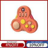 Decompression Toys Rotating Magic Bean Cube Fidget Toy Triangle Small Beads Educational Toy Children's Puzzle Stress Relief Toy