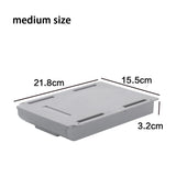 Desk Organizers Storage Drawer Self-adhesive Storage Box Office Stationery Tools Organizers Knife Fork Kitchen Organizer Makeup