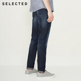 SELECTED Men Jeans Modis Cotton & Linen Do Old Edge Grinding Prewashed Male Casual Denim Pants C | 418332513