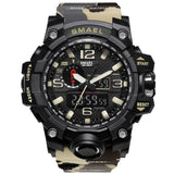 SMAEL Brand Fashion Men Sports Watches Men Analog Quartz Clock Military Watch Male S Shock Watch Men's 1545 relogios masculino
