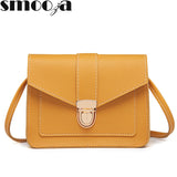 SMOOZA FASHION SMALL CROSSBODY BAGS FOR WOMEN 2019 MINI PU LEATHER SHOULDER MESSENGER BAG FOR GIRL BOLSAS LADIES PHONE PURSE
