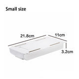 Desk Organizers Storage Drawer Self-adhesive Storage Box Office Stationery Tools Organizers Knife Fork Kitchen Organizer Makeup