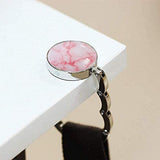Portable Folding Bag Hook Purse Handbag Hanger Women's Bag Storage Holder for Indoor Outdoor Table Use Christmas Gift