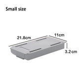 Desk Organizers Storage Drawer Self-adhesive Storage Box Office Stationery Tools Organizers Knife Fork Kitchen Organizer Makeup