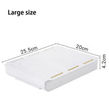 Desk Organizers Storage Drawer Self-adhesive Storage Box Office Stationery Tools Organizers Knife Fork Kitchen Organizer Makeup