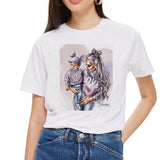 SexeMara Super Mom T hemd Frauen Mutter der Liebe Druck Weißen T-shirt Harajuku Mama T-shirt Vogue Tops t shirt Femme vogue Sommer - app80