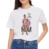 SexeMara Super Mom T hemd Frauen Mutter der Liebe Druck Weißen T-shirt Harajuku Mama T-shirt Vogue Tops t shirt Femme vogue Sommer - app80