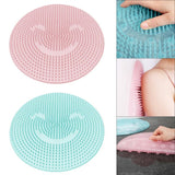 Silicone Bath Shower Back Brush Massager Bath Foot Brush Dead Skin Anti Skid Pad Bath Mats Sole Cleaner Foot Massage Stepping Ba