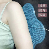 Silicone Bath Shower Back Brush Massager Bath Foot Brush Dead Skin Anti Skid Pad Bath Mats Sole Cleaner Foot Massage Stepping Ba
