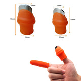 Silicone Thumb Knife Finger Protector Vegetable Harvesting Knife Plant Blade Scissors Cutting  Rings Garden Gloves