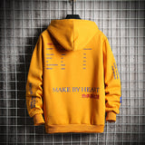 SingleRoad Mens Hoodies Fleece Fashion Harajuku Japanese Streetwear Hip Hop Sweatshirt Men Women Yellow Hoodie Sweatshirts Male